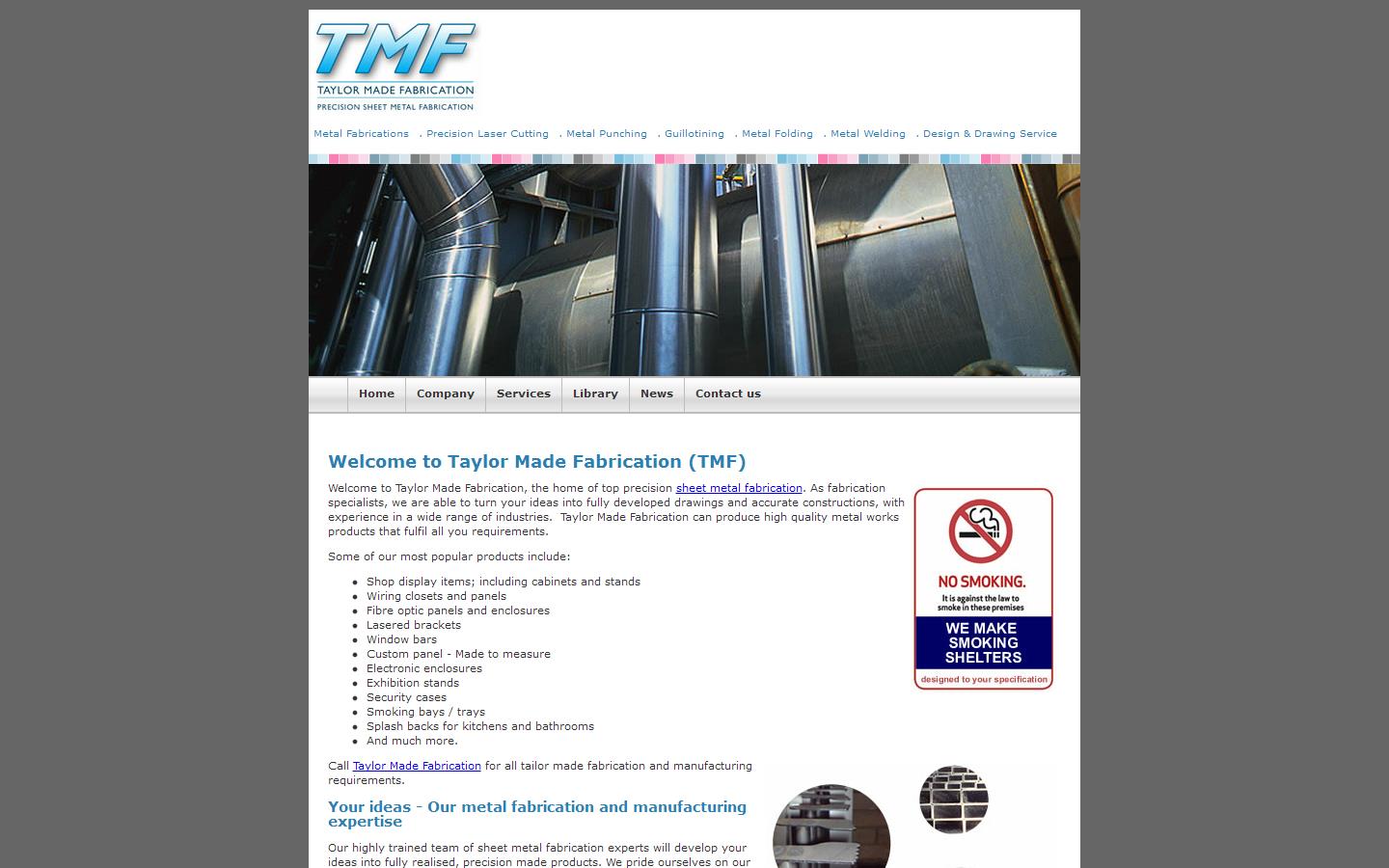 Taylor Made Fabrication Website