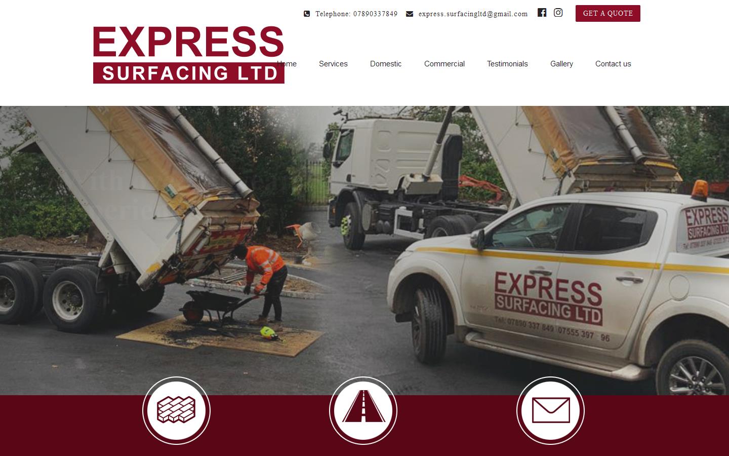 Express Surfacing Ltd Website