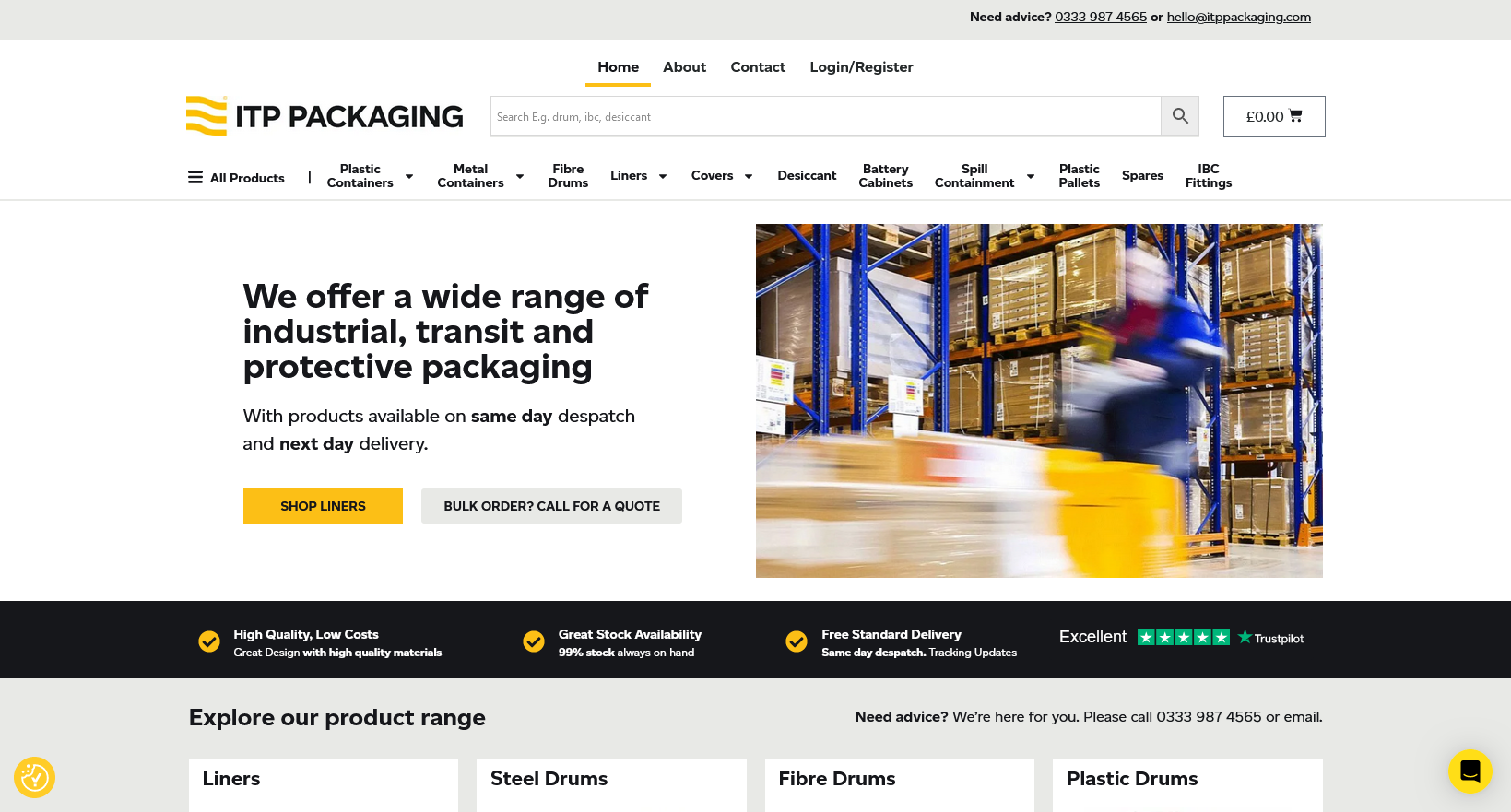 ITP Packaging Ltd Website