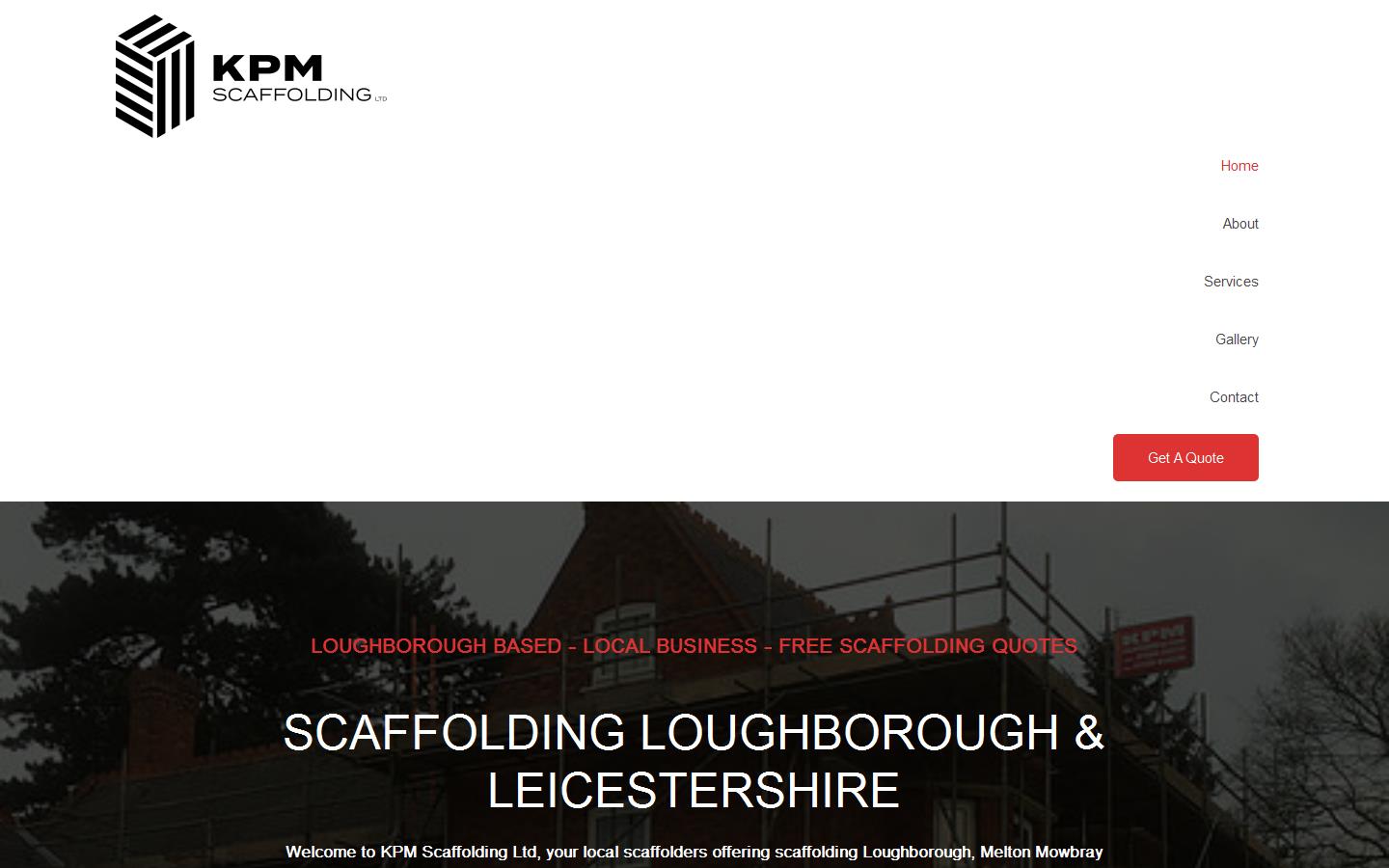 KPM Scaffolding Ltd Website