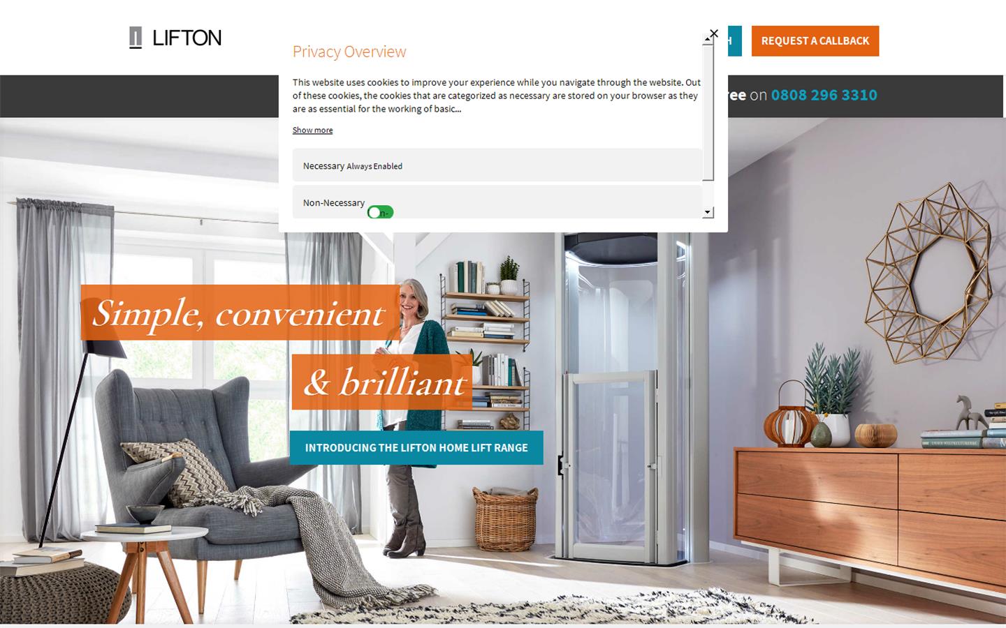 Lifton Home Lifts Website