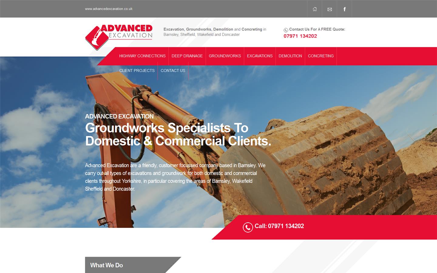 Advanced Excavation Website