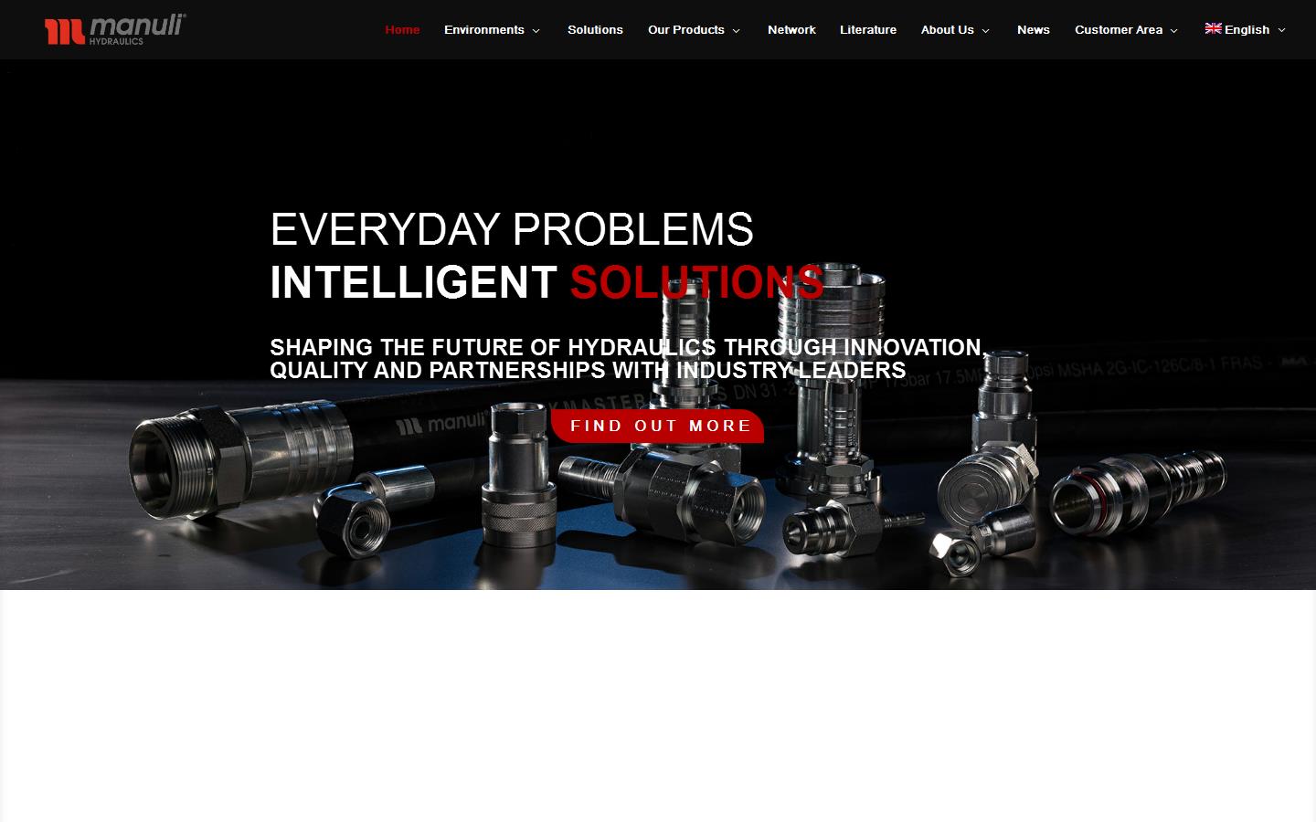 Manuli Hydraulics Website