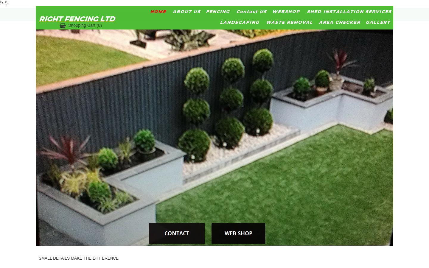 Right Fencing Ltd Website