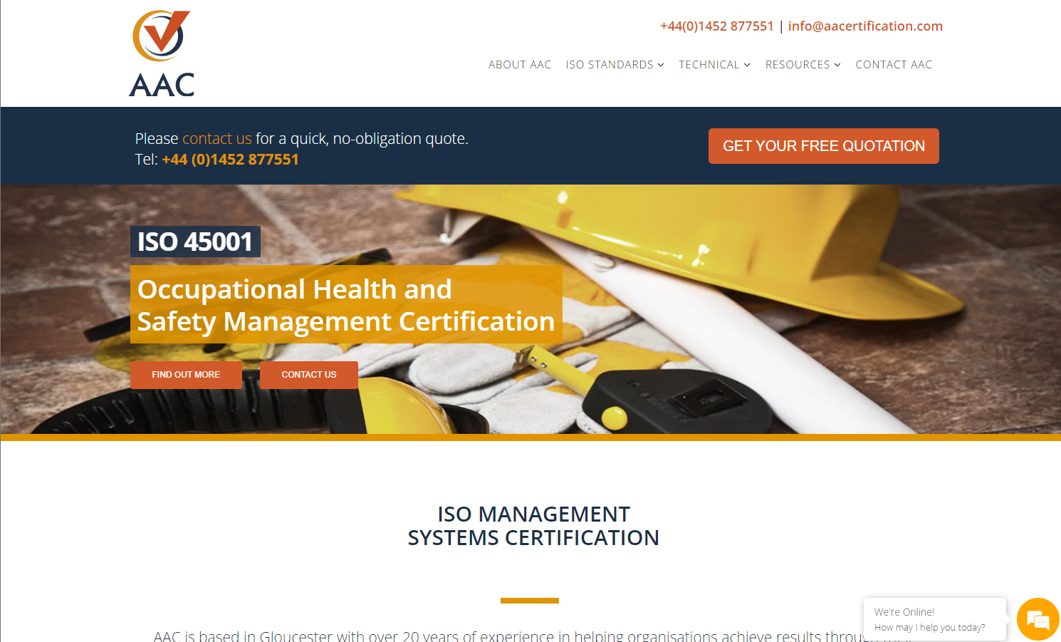 AA Certification Website