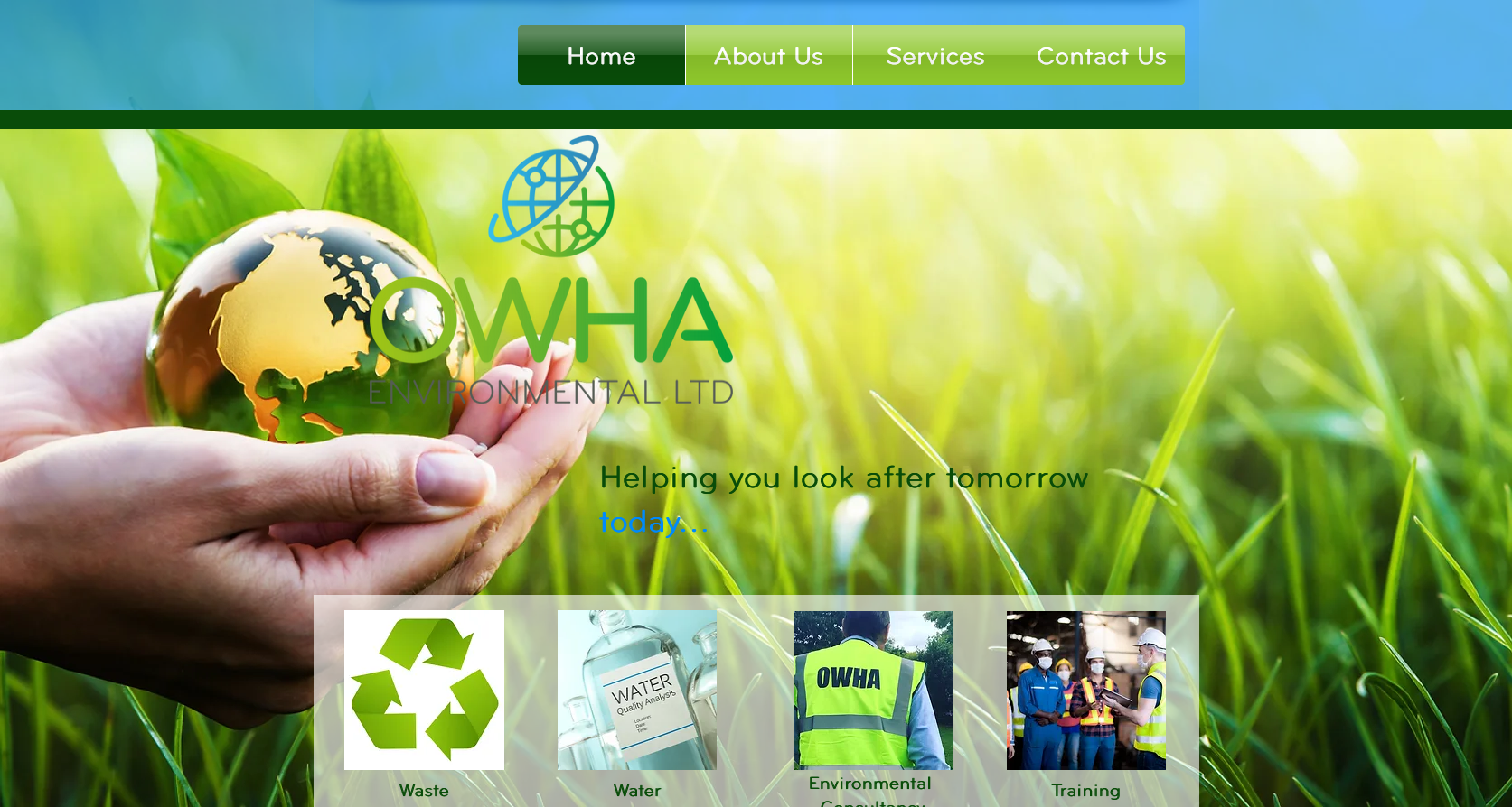 OWHA Environmental Ltd Website