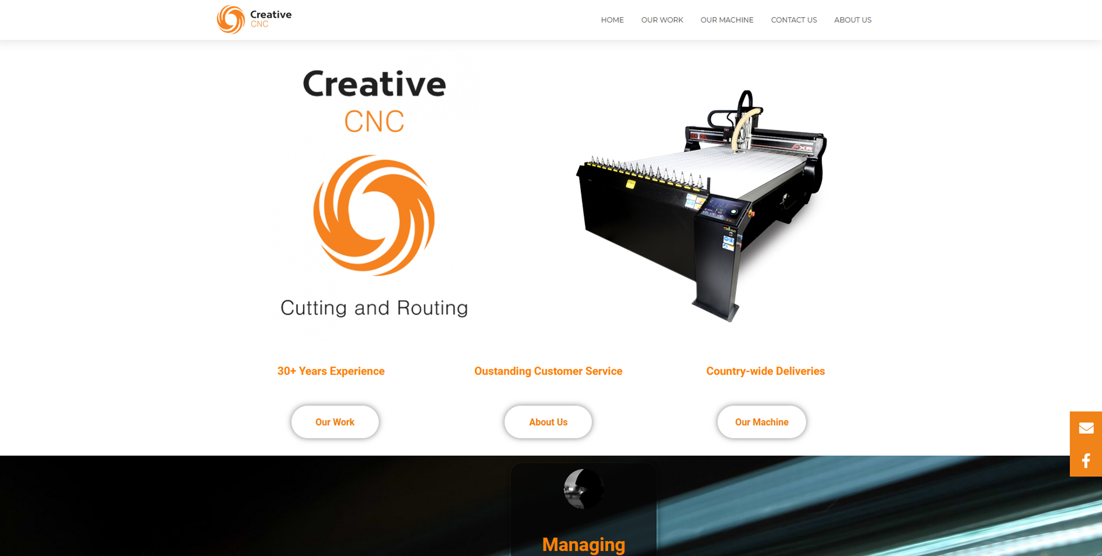 Creative CNC Website