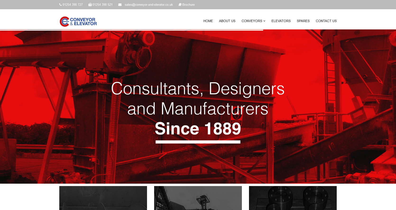 The Conveyor & Elevator Company Ltd  Website