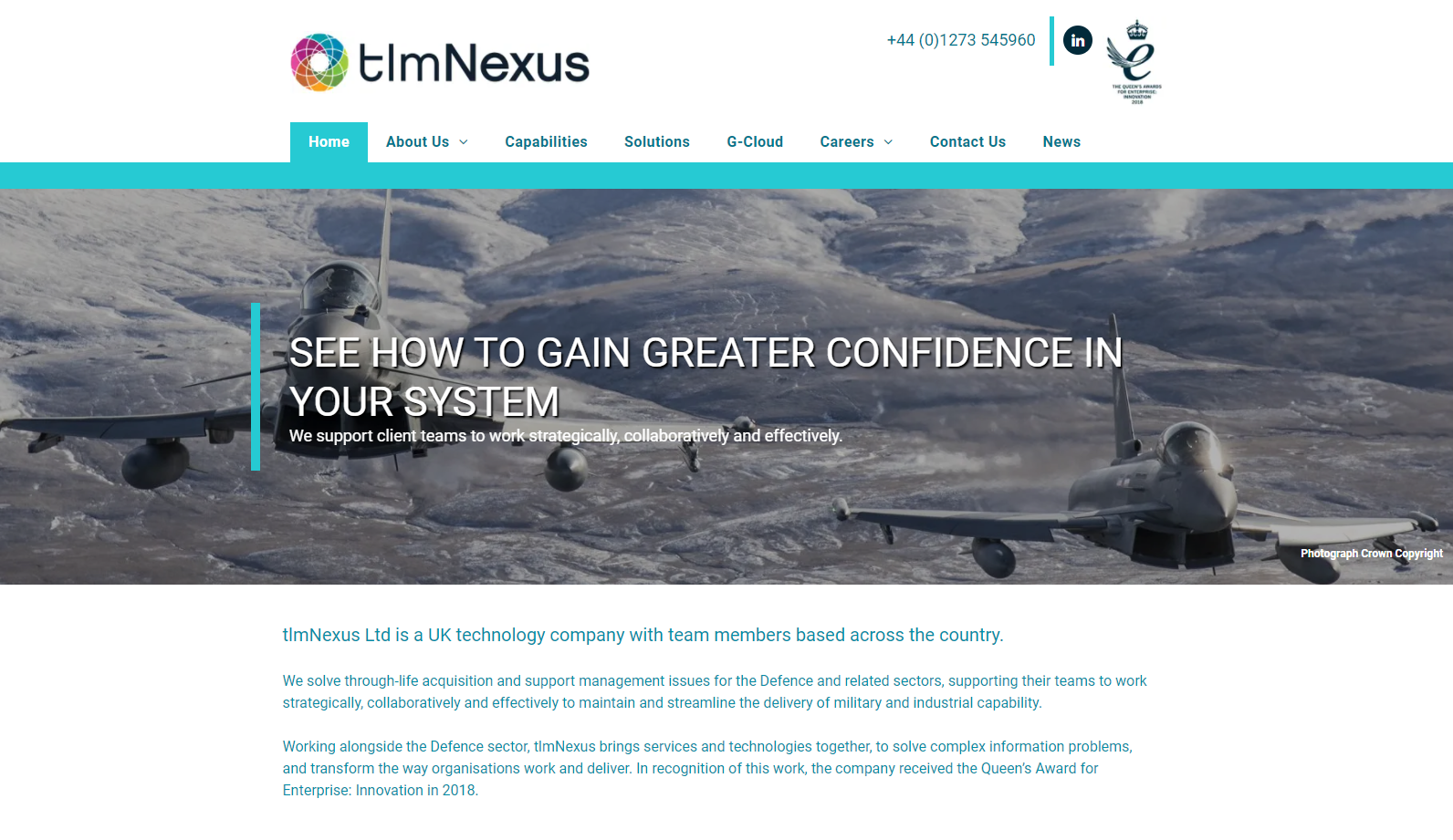 tlmNexus Ltd Website