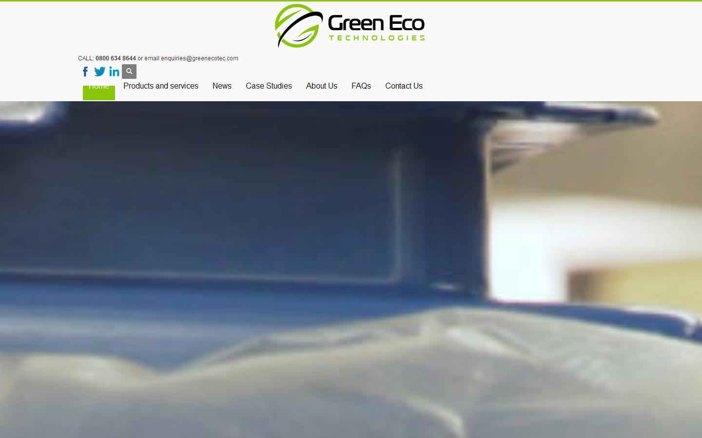 Green Eco Technologies Website