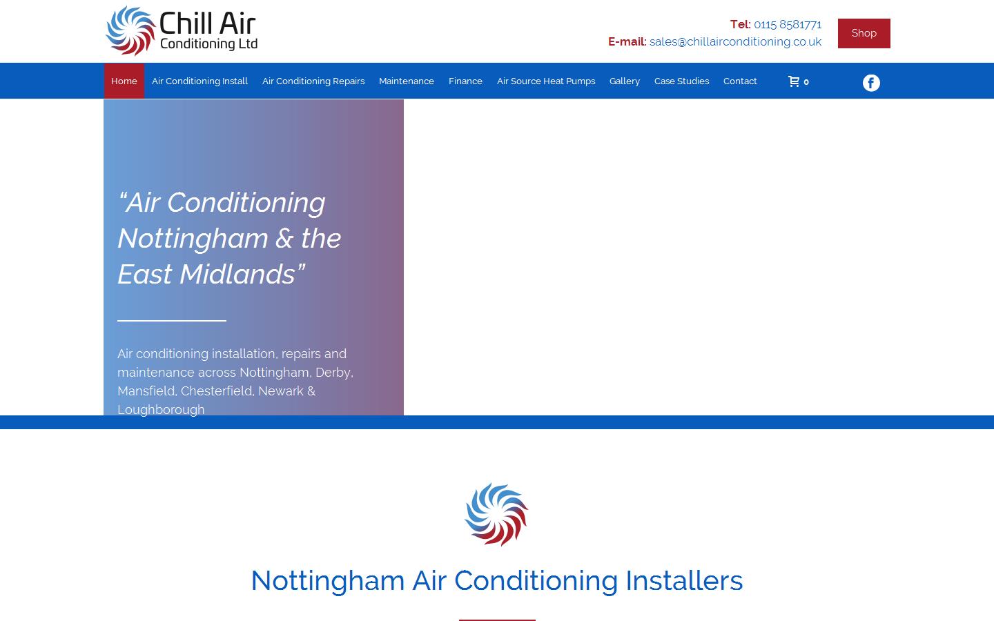 Chill Air Conditioning Ltd Website