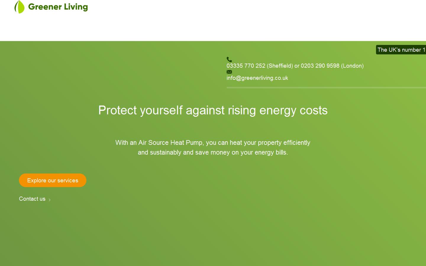 Greener Living Ltd Website