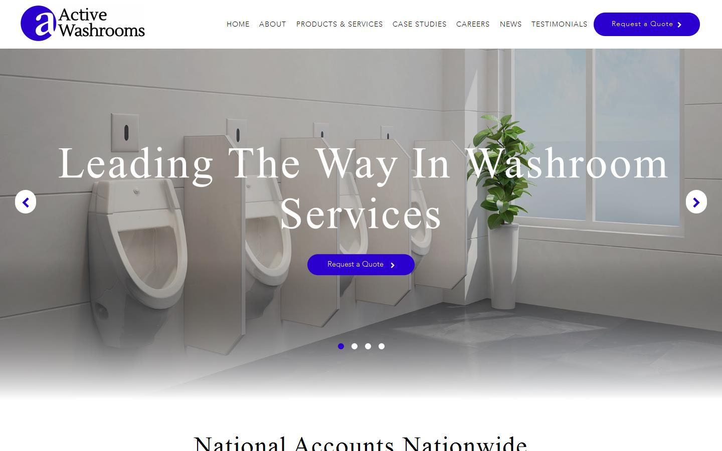 Active Washrooms Website