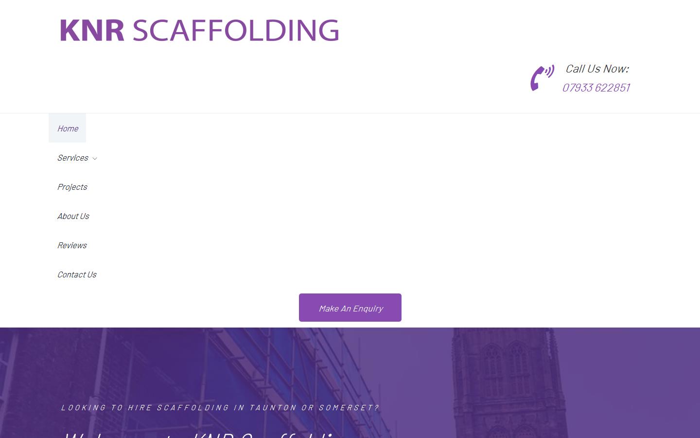 KNR Scaffolding Website