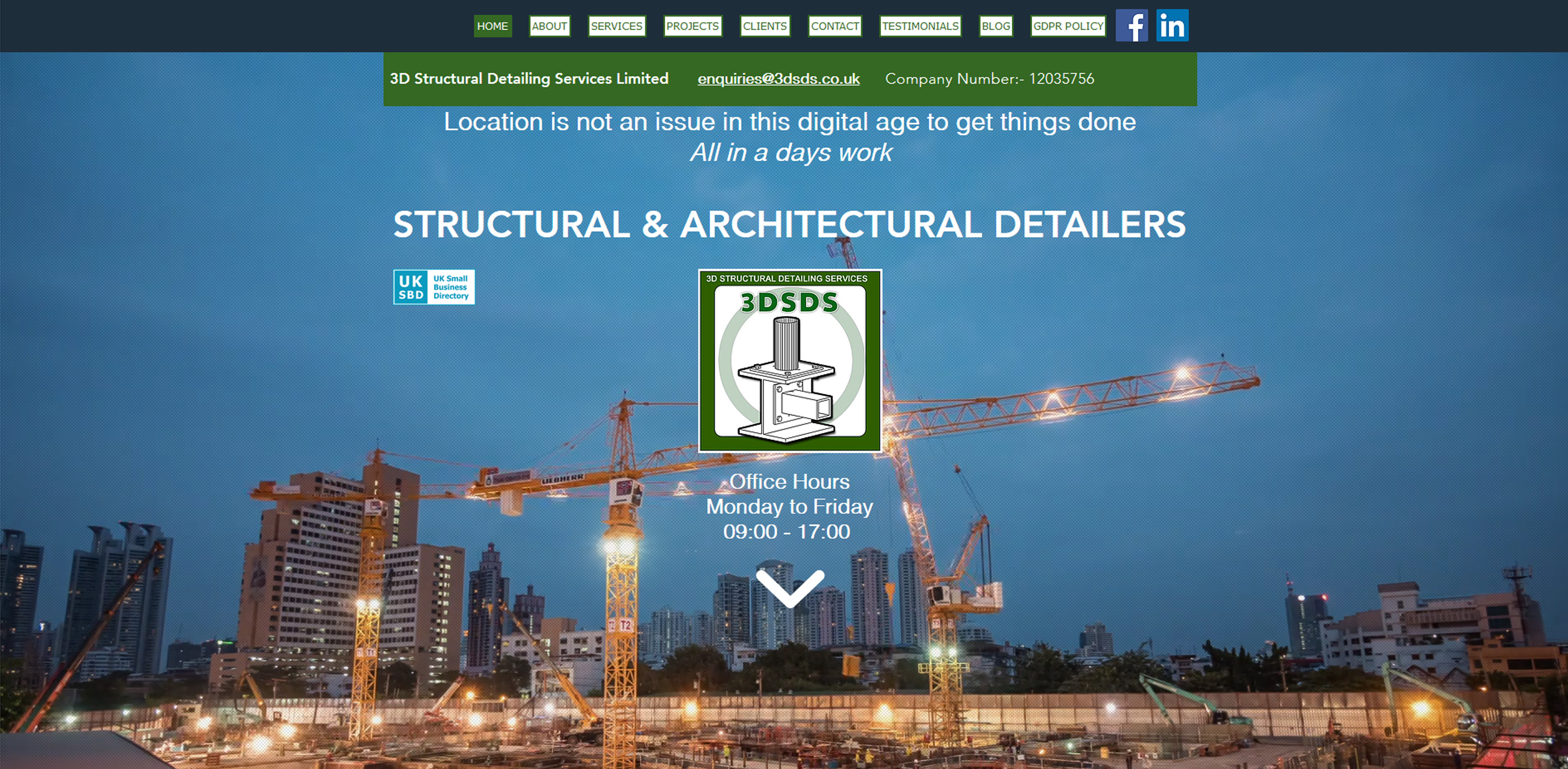 3D Structural Detailing Services Ltd Website