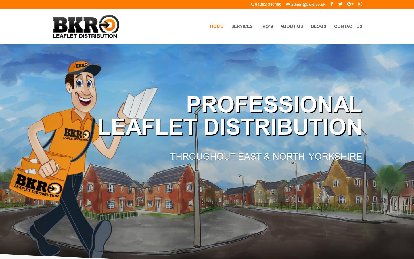 BKR Leaflet Distribution Website