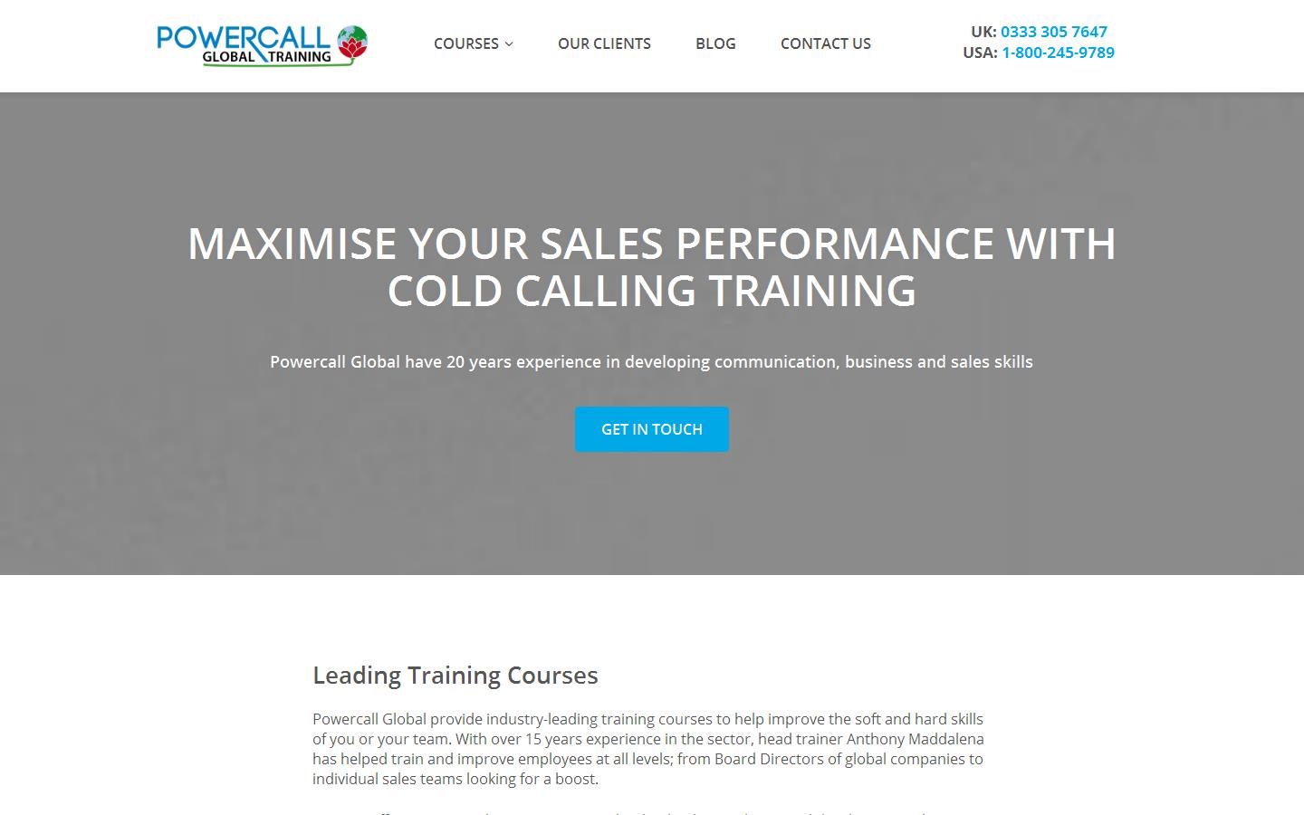 Powercall Global Training Website