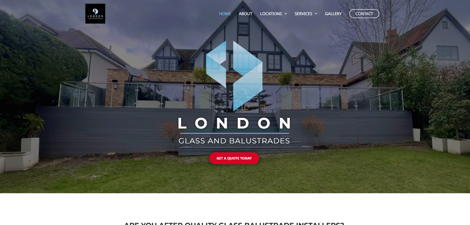 London Glass and Balustrades Website