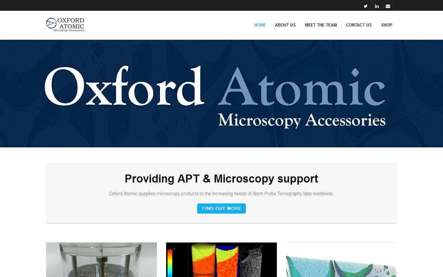 Oxford Atomic Ltd Website