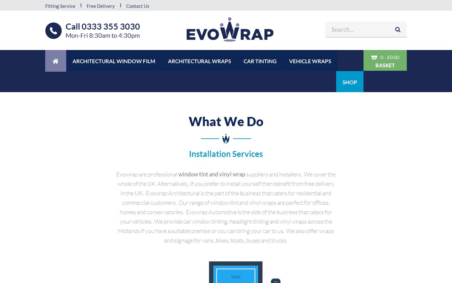 Evowrap Films Ltd Website