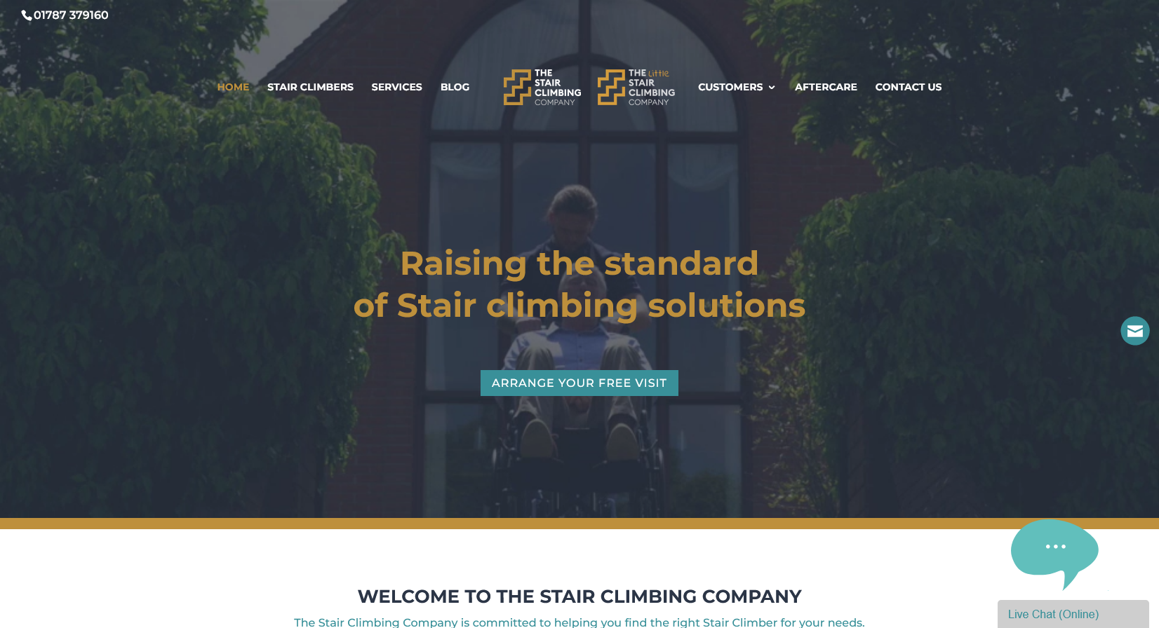 The Stair Climbing Company Website