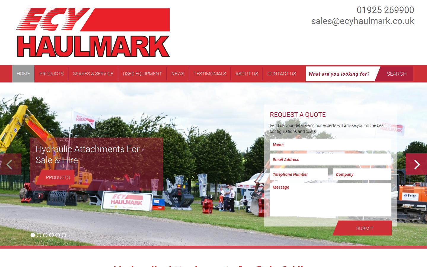 ECY Haulmark Ltd Website