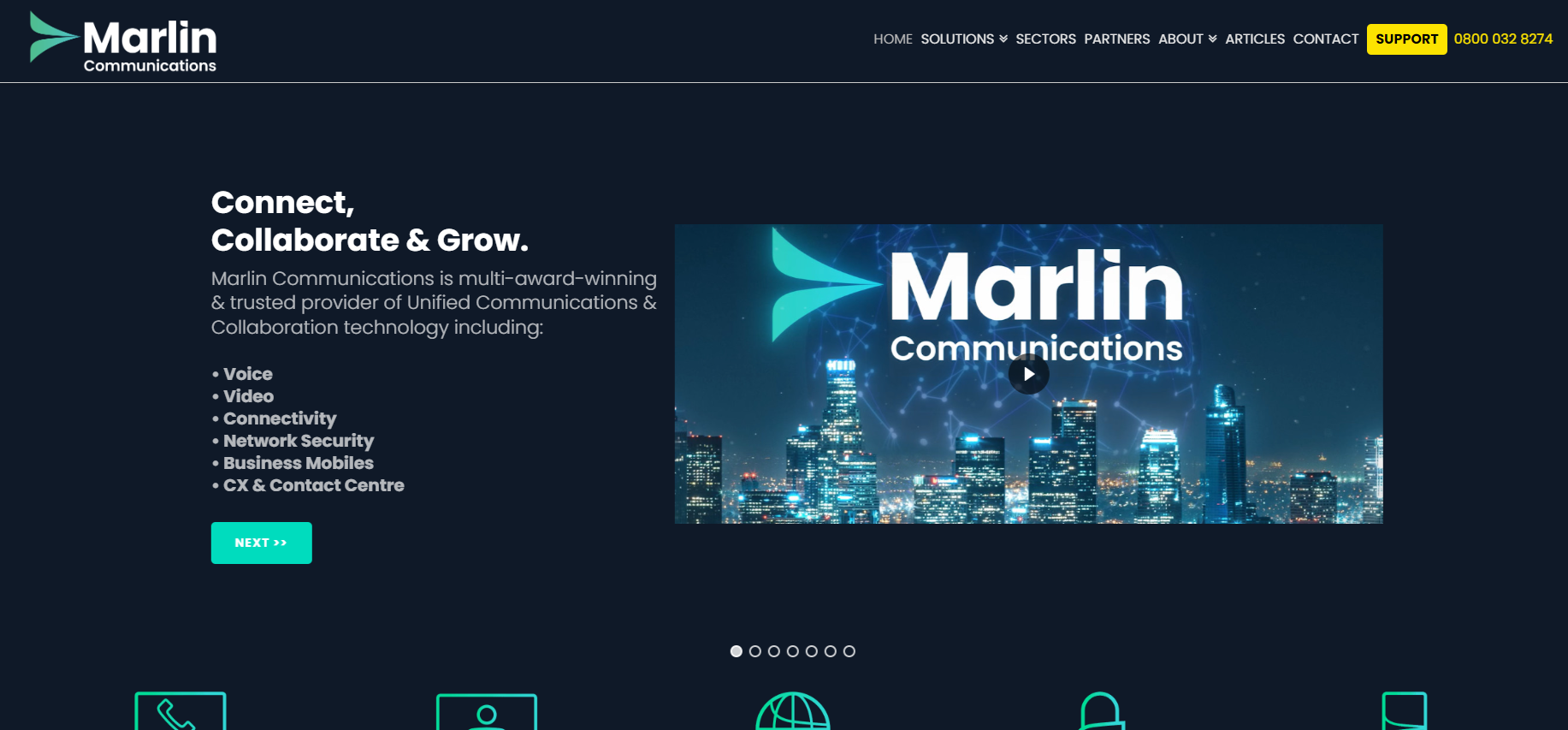 Marlin Communications Website