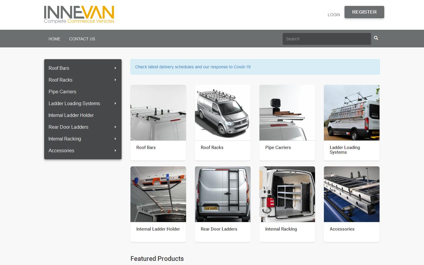 InneVan: Complete Commercial Vehicles Website