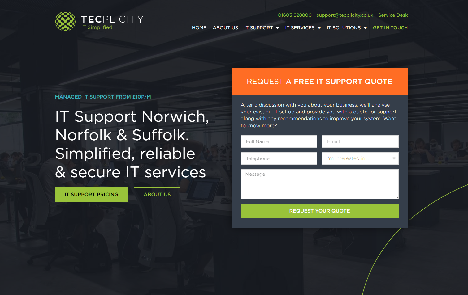 Tecplicity Ltd Website