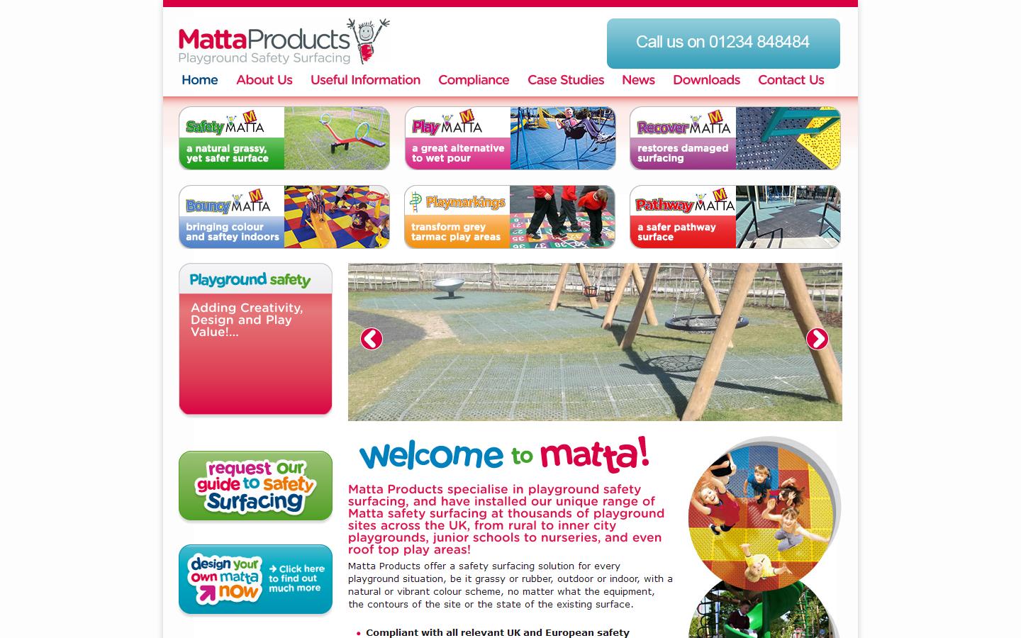 Matta Products (UK)  Website