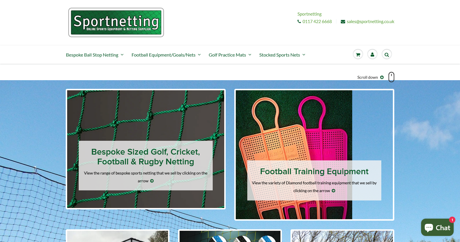 Sportnetting Website