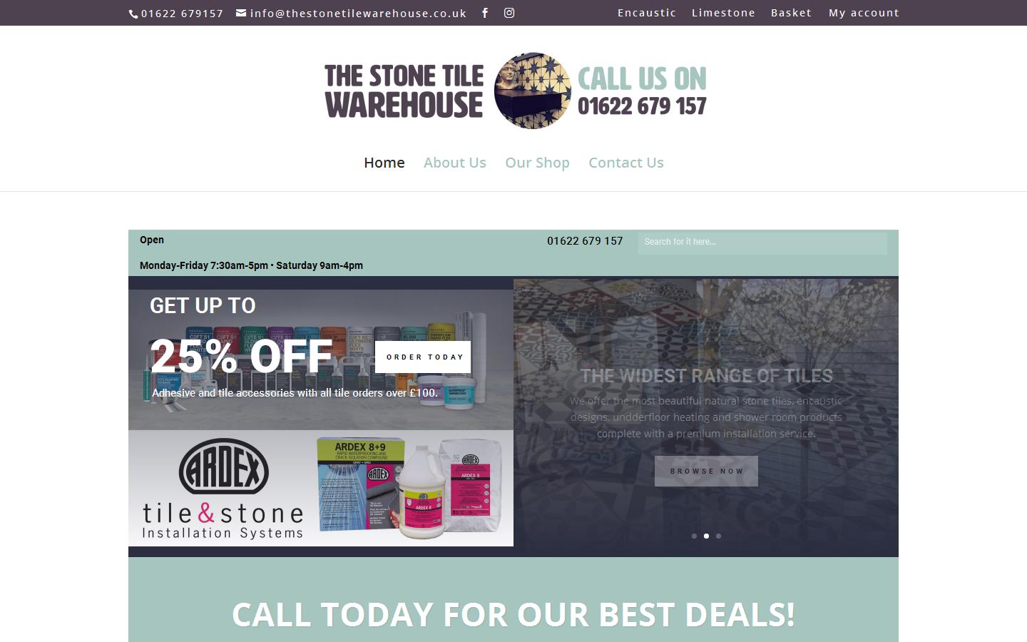 The Stone Tile Warehouse Website