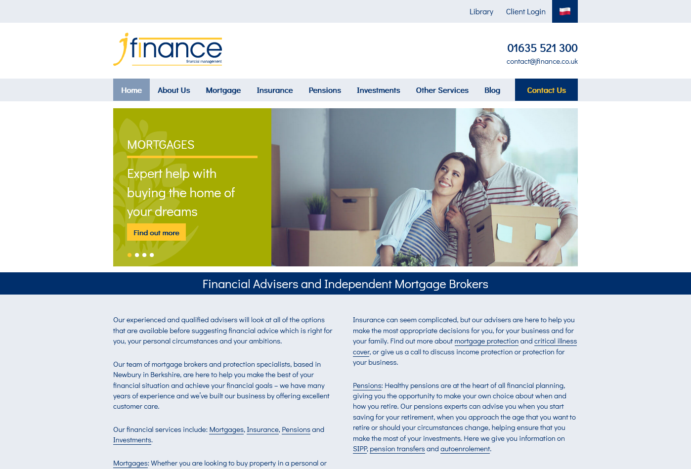 J Finance Website