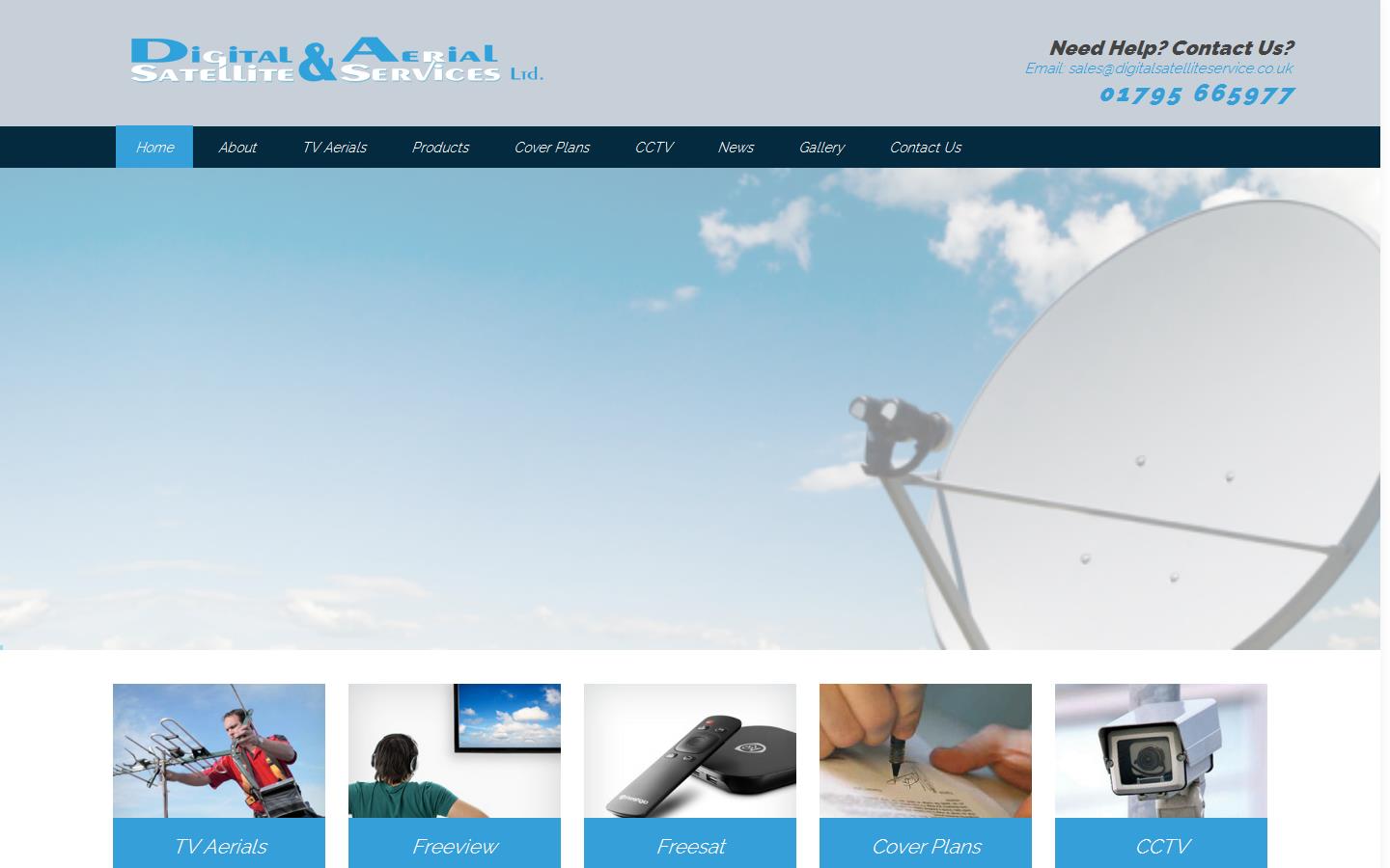 Digital Satellite and Aerial Services Ltd Website