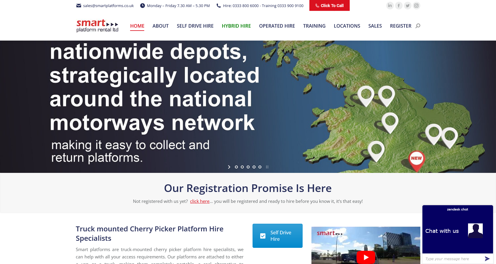 Smart Platform Rental Ltd (Southampton) Website