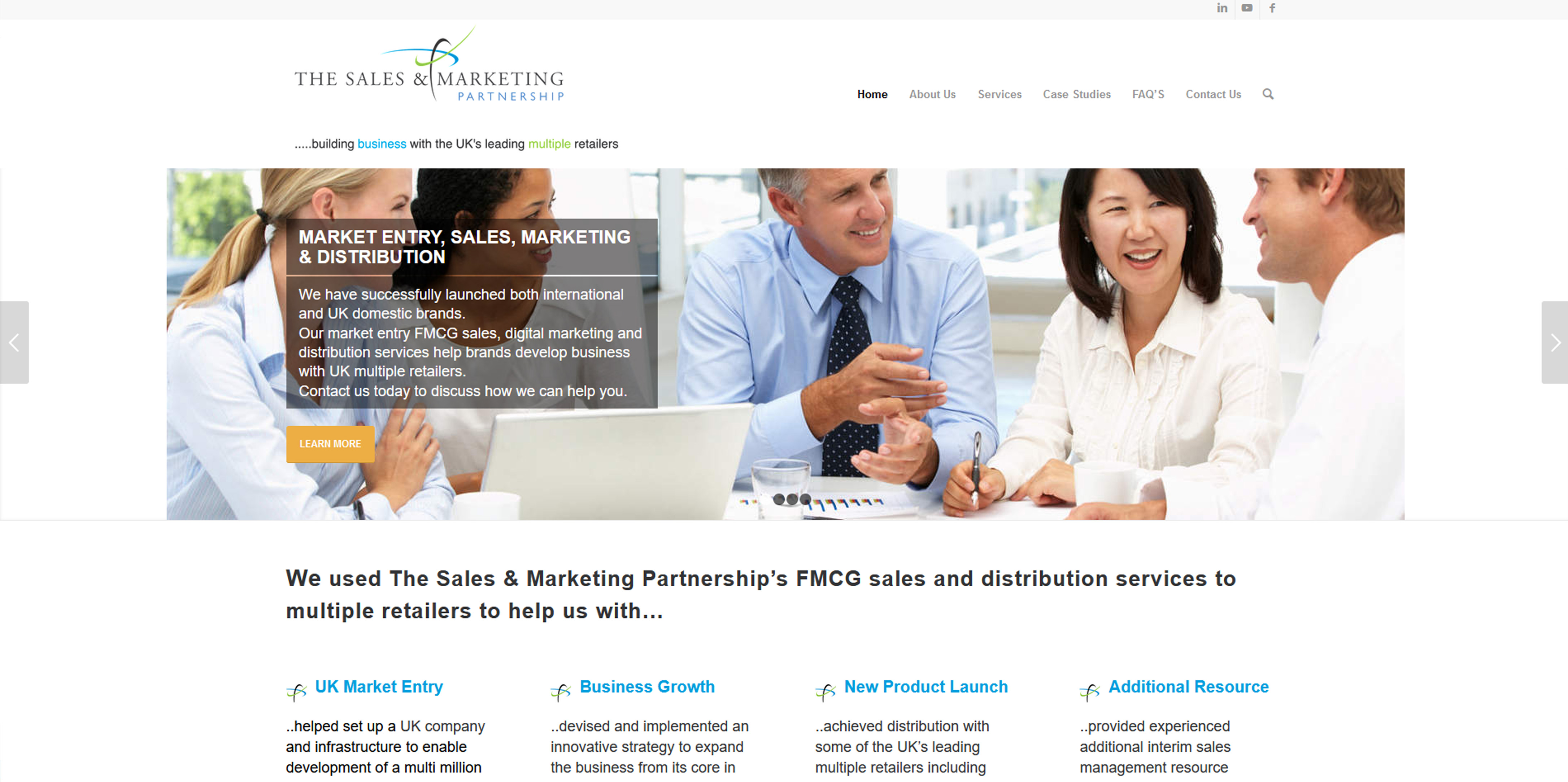 The Sales & Marketing Partnership Ltd Website