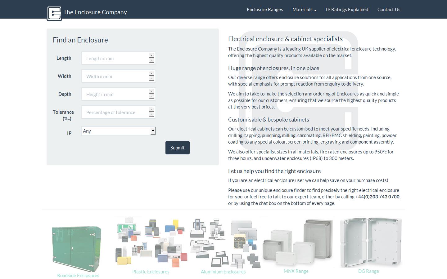 The Enclosure Company Website