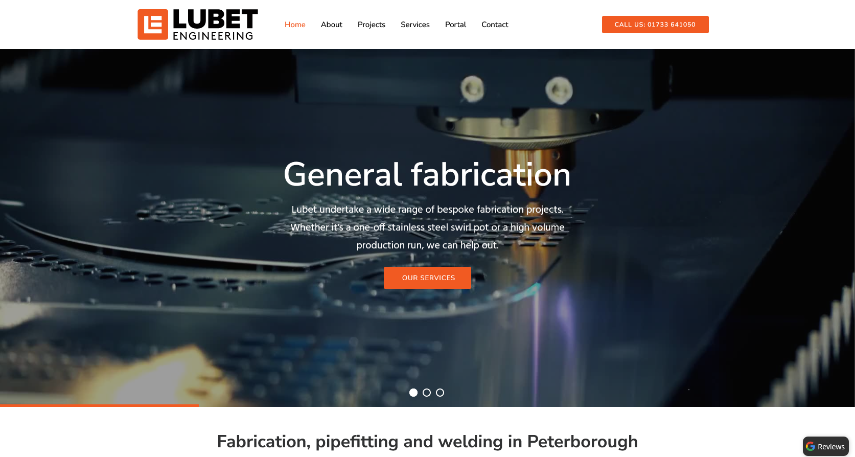 Lubet Engineering Ltd Website