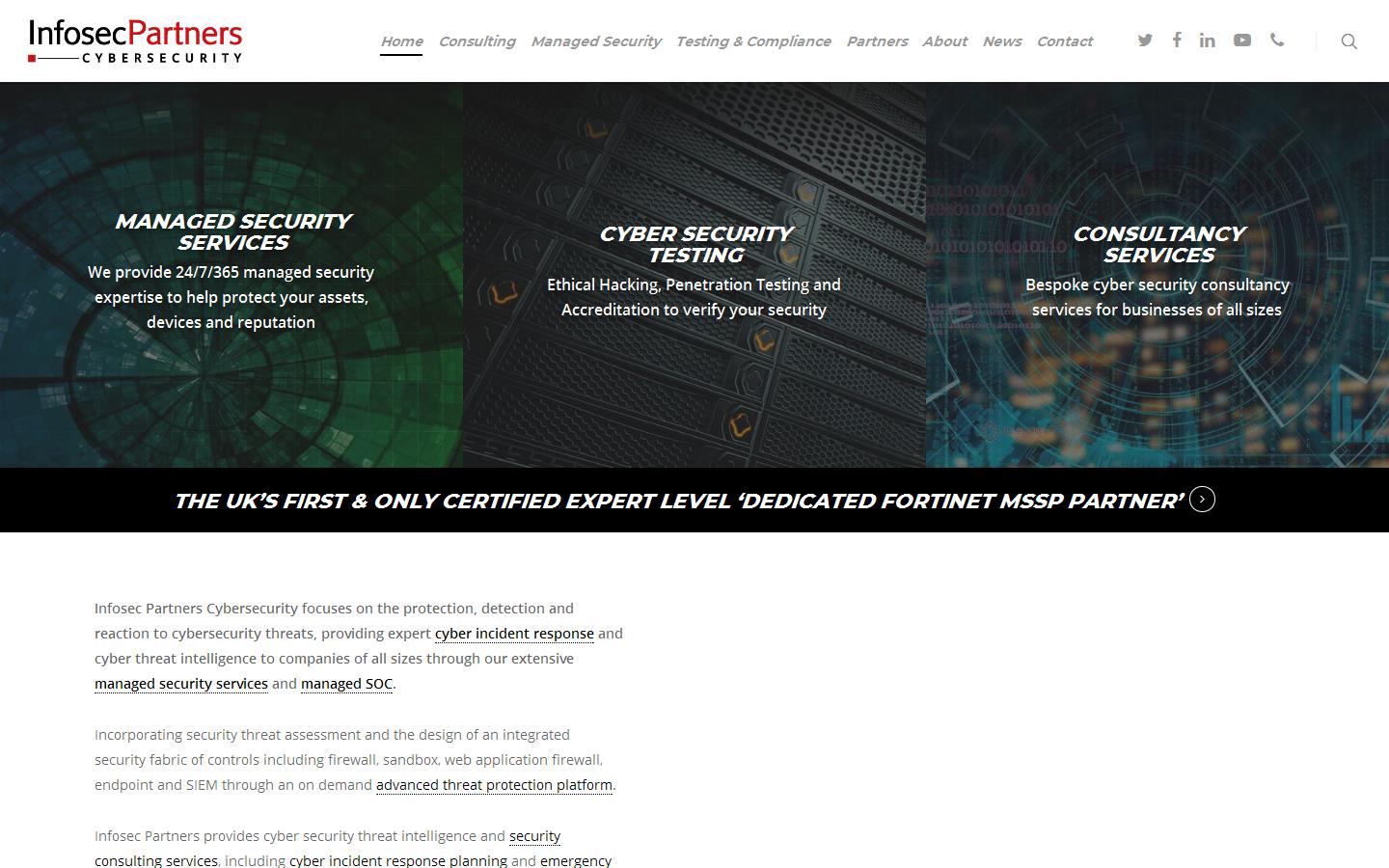 Infosec Partners Website