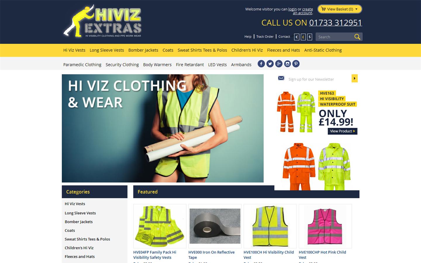 Hi Viz Extras Website