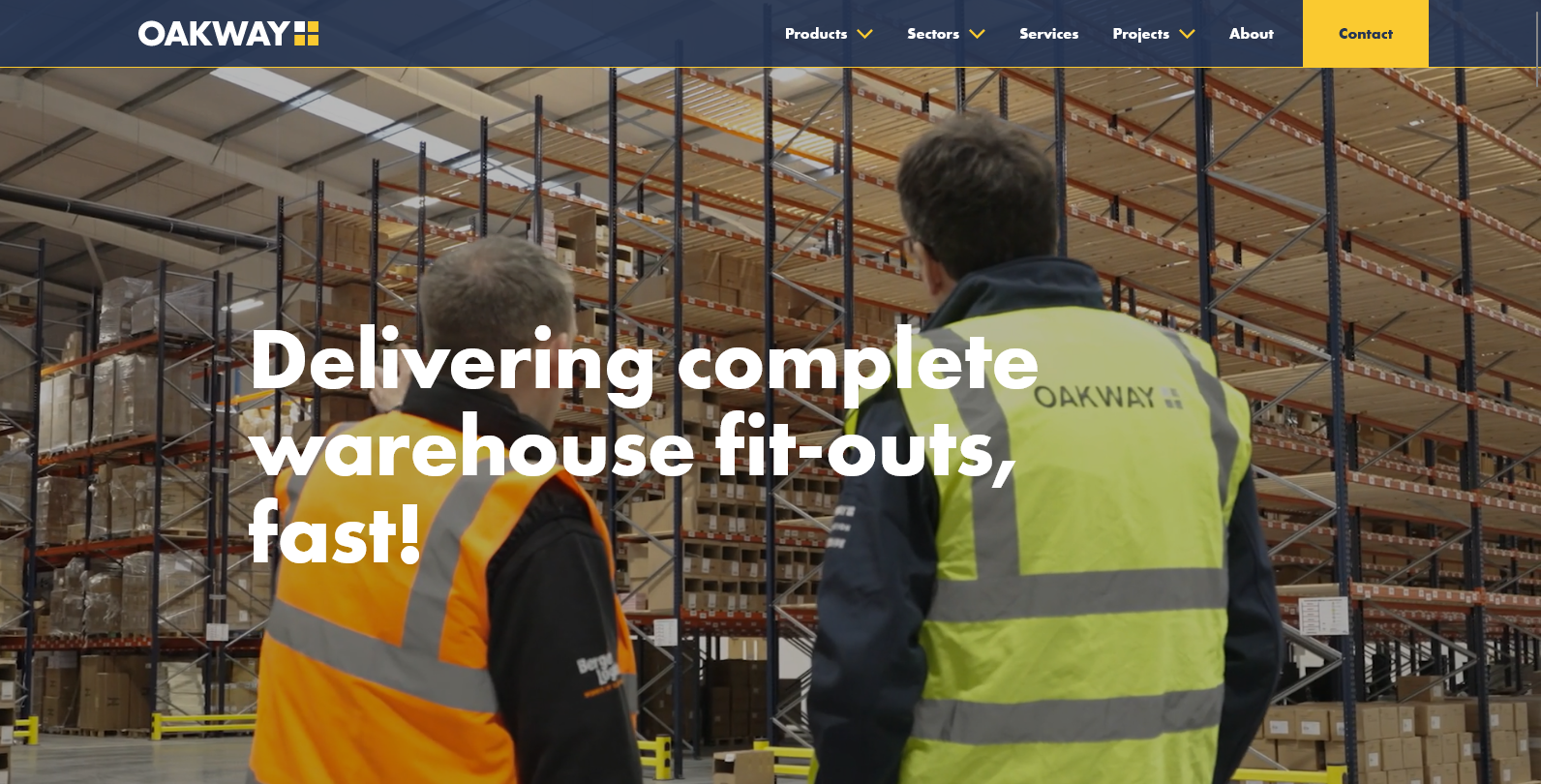 Oakway Storage Website