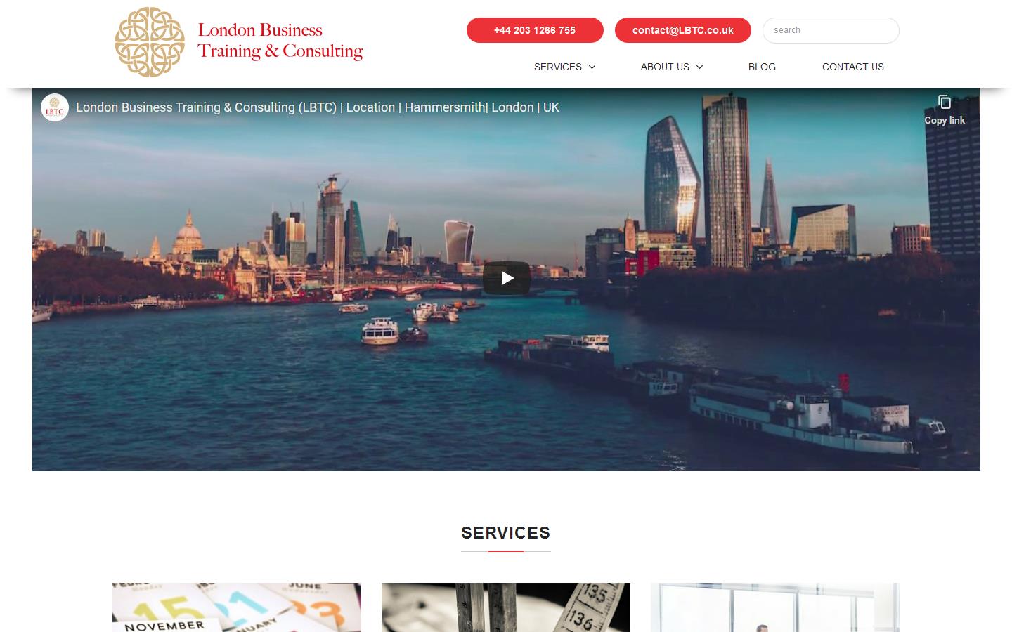 London Business Training & Consulting (LBTC) Website