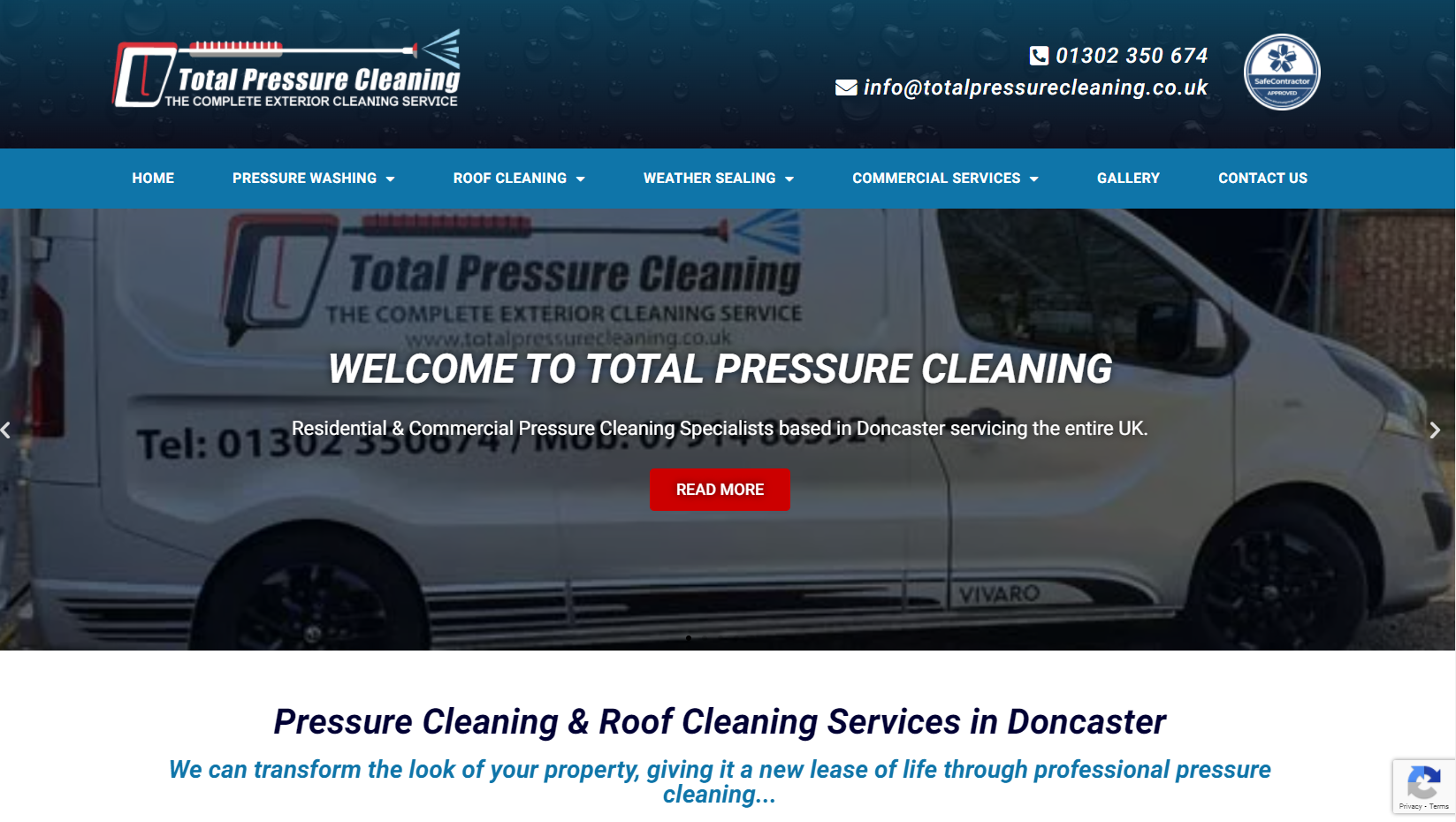 Total Pressure Cleaning Website