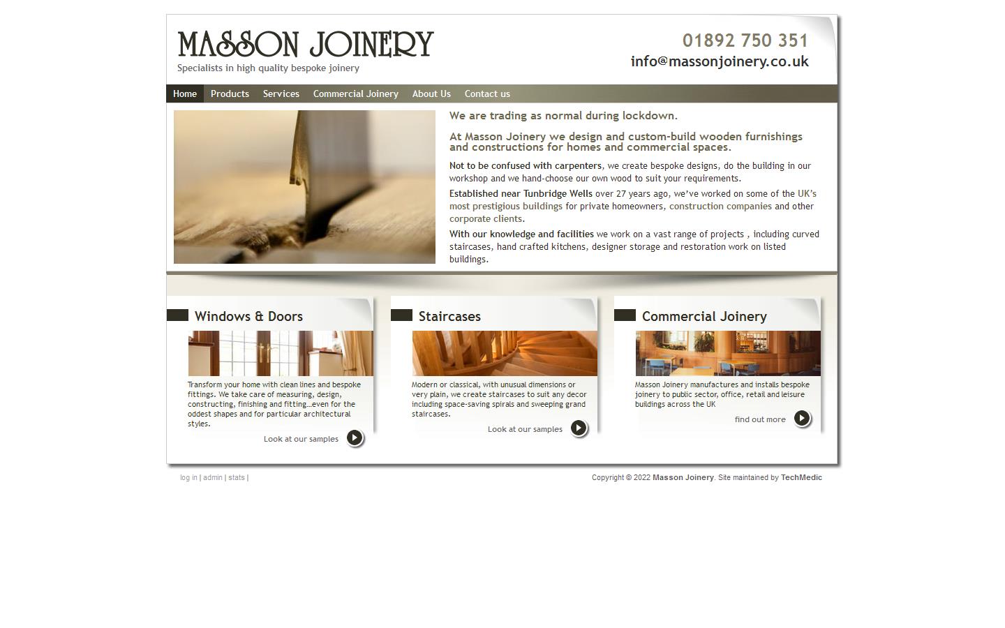 Masson Joinery Website