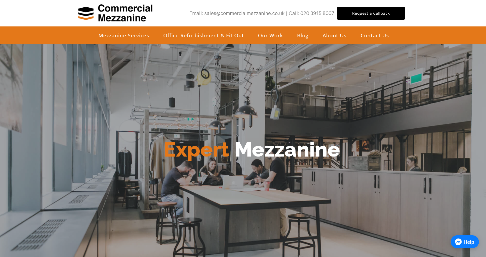 Commercial Mezzanine Website