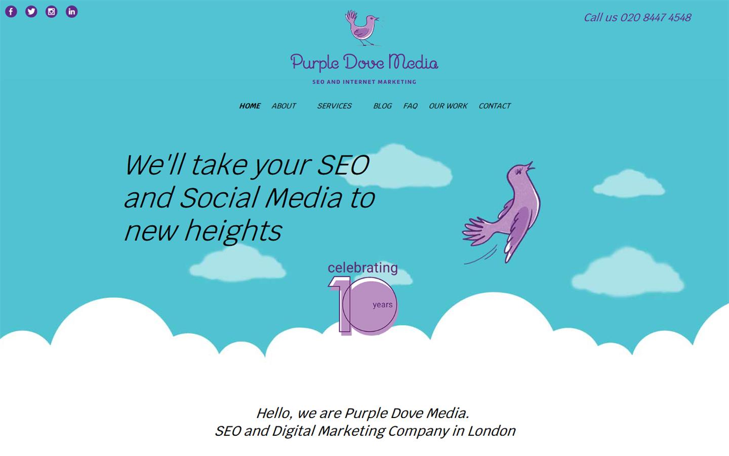 Purple Dove Media Website