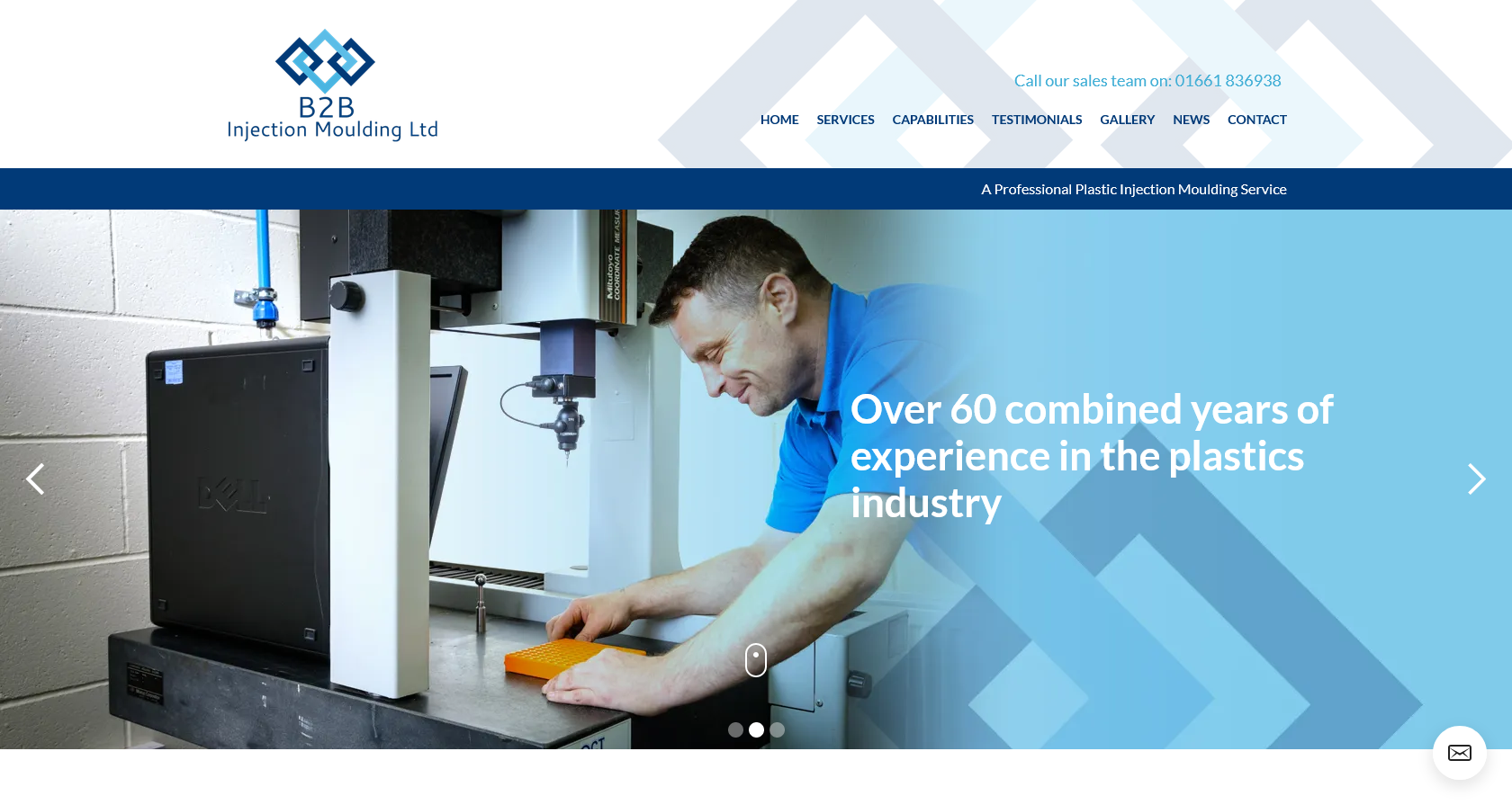 B2B Injection Moulding Ltd Website