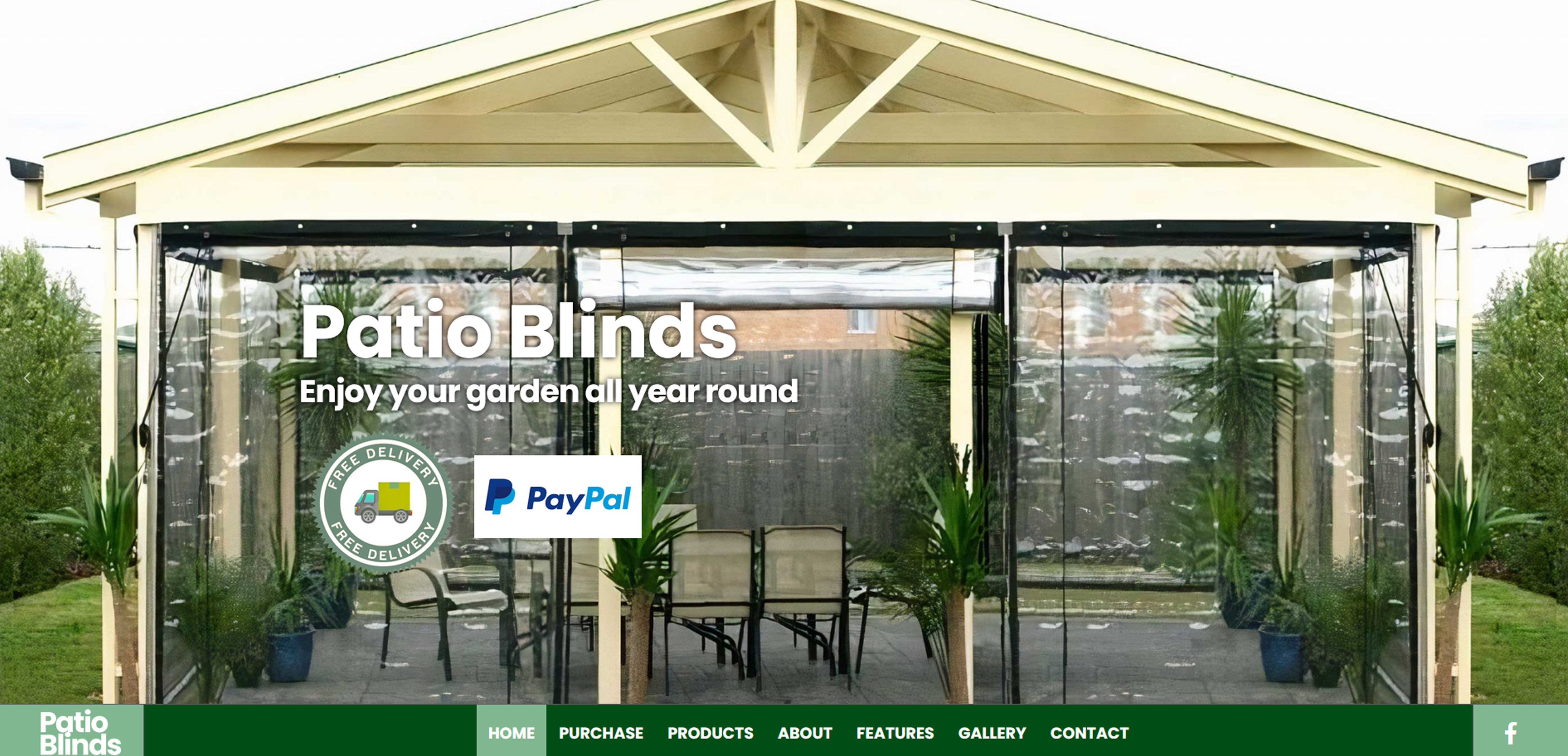 Patio Blinds UK Ltd Website