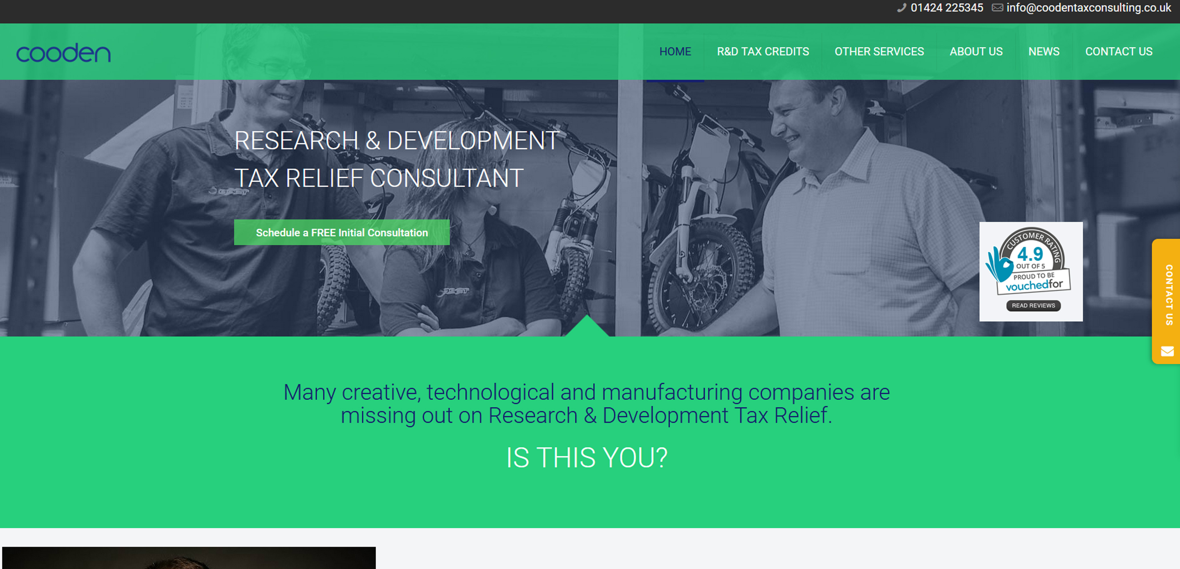 Cooden Tax Consulting Website