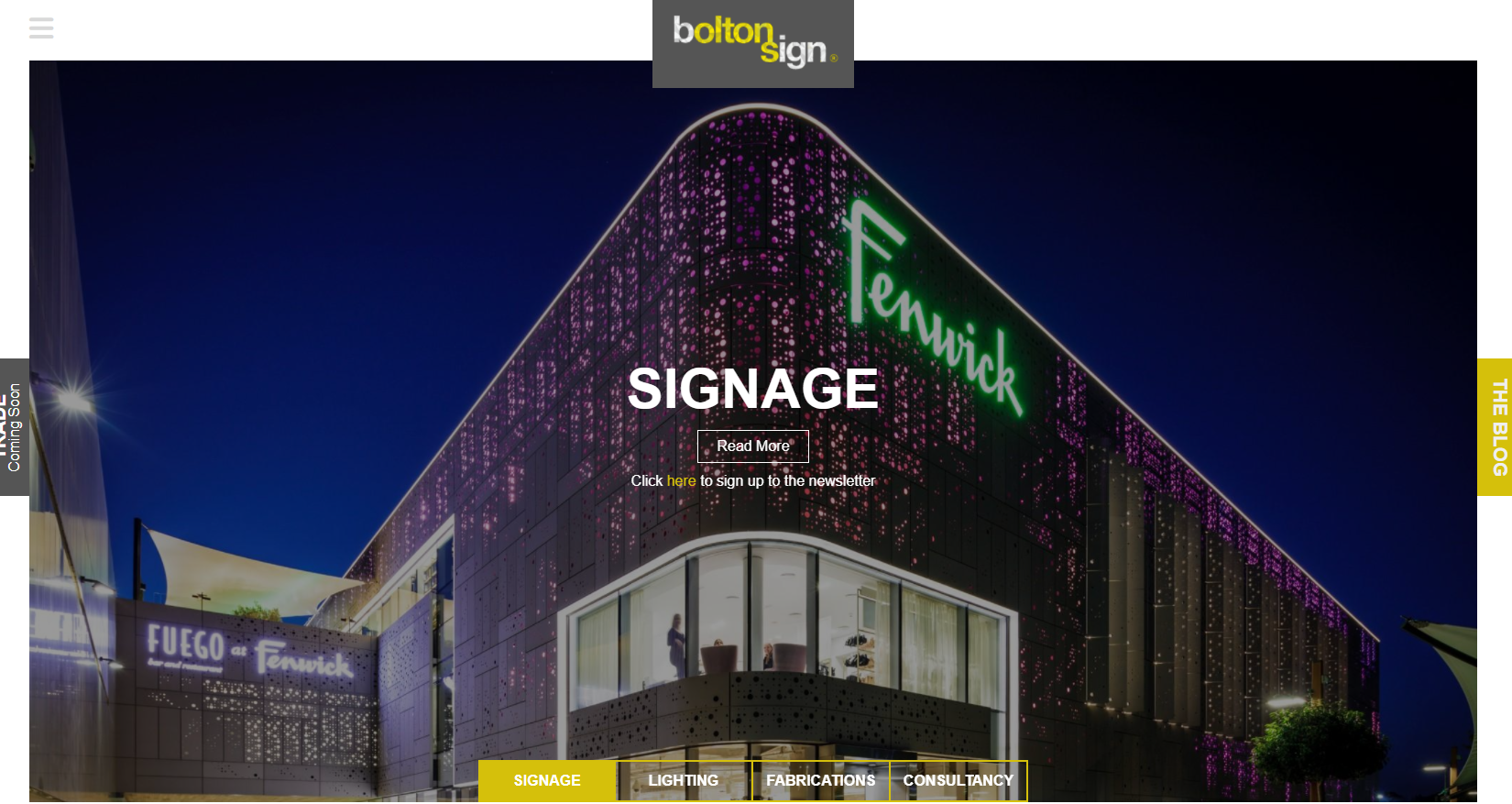 Bolton Sign Website